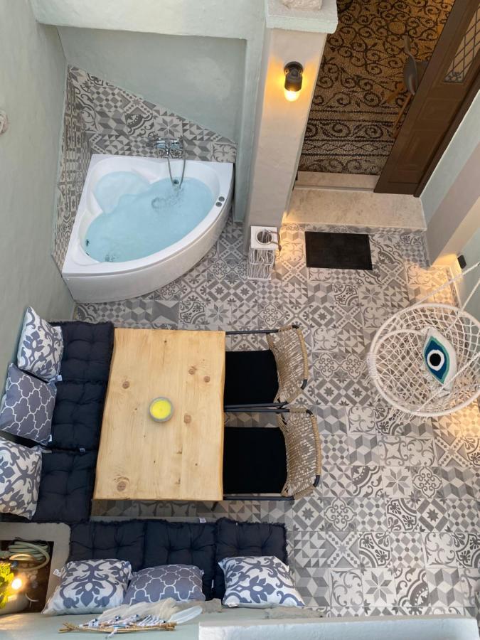 Kyrangelo Traditional House With Outdoor Jacuzzi Koskinou  Dış mekan fotoğraf